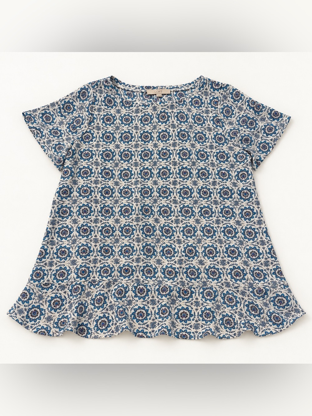 LOFT MP Short Sleeve Blouse